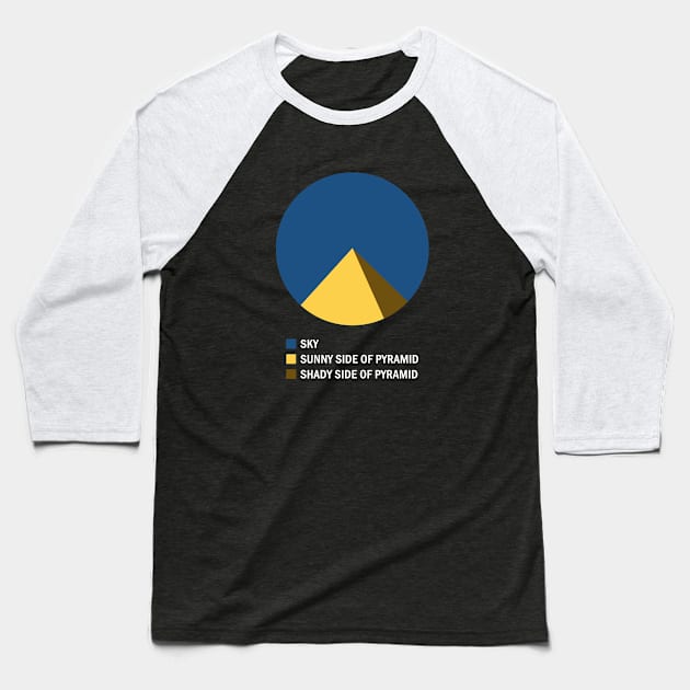 Pyramid Chart Baseball T-Shirt by YiannisTees